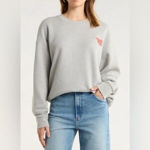 Favorite Daughter x 'Nobody Wants This' Crewneck Sweatshirt in Gray Size Small